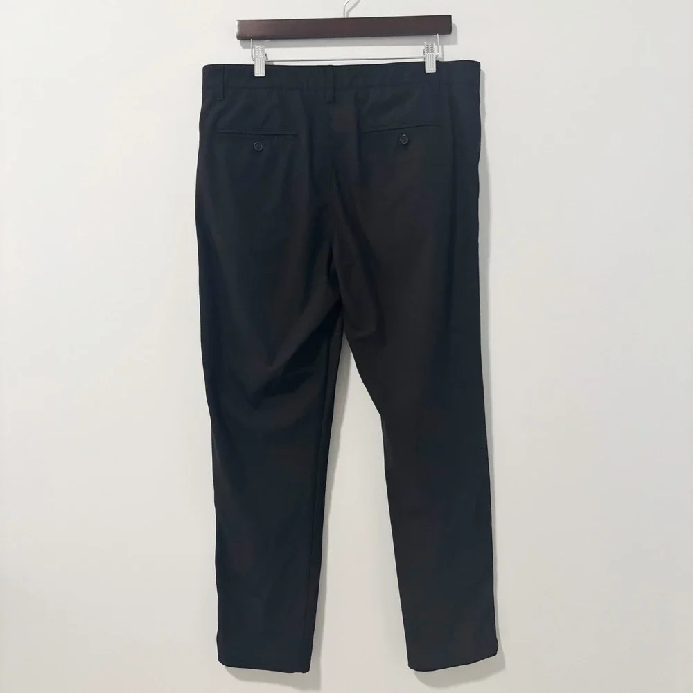 32 Degrees Performance Pants Men 36 Black Lightweight Golf Activewear Stretch